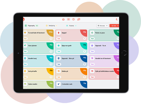 taskhamster app på ipad