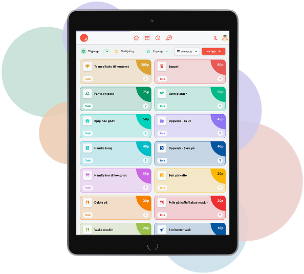 taskhamster app på ipad