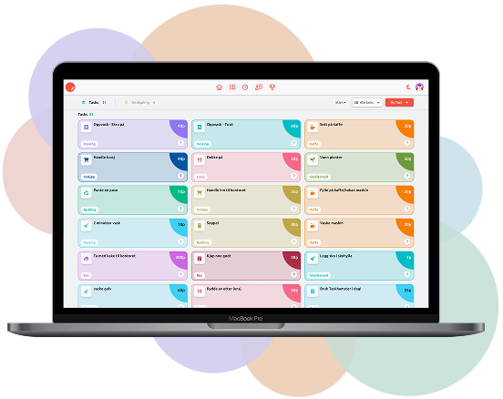 taskhamster app på laptop