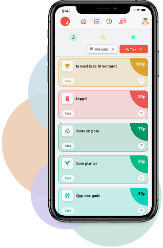taskhamster app på telefon